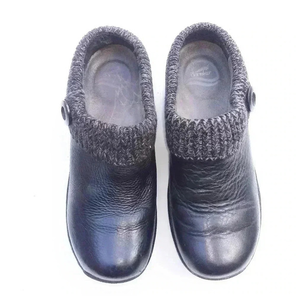 Dansko Womens Kenzie Clog Black Shoes - Picture 7 of 9